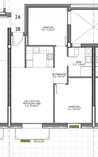 Flat with 2 bedrooms in Sant Julià de Lòria, photo 10 of 10
