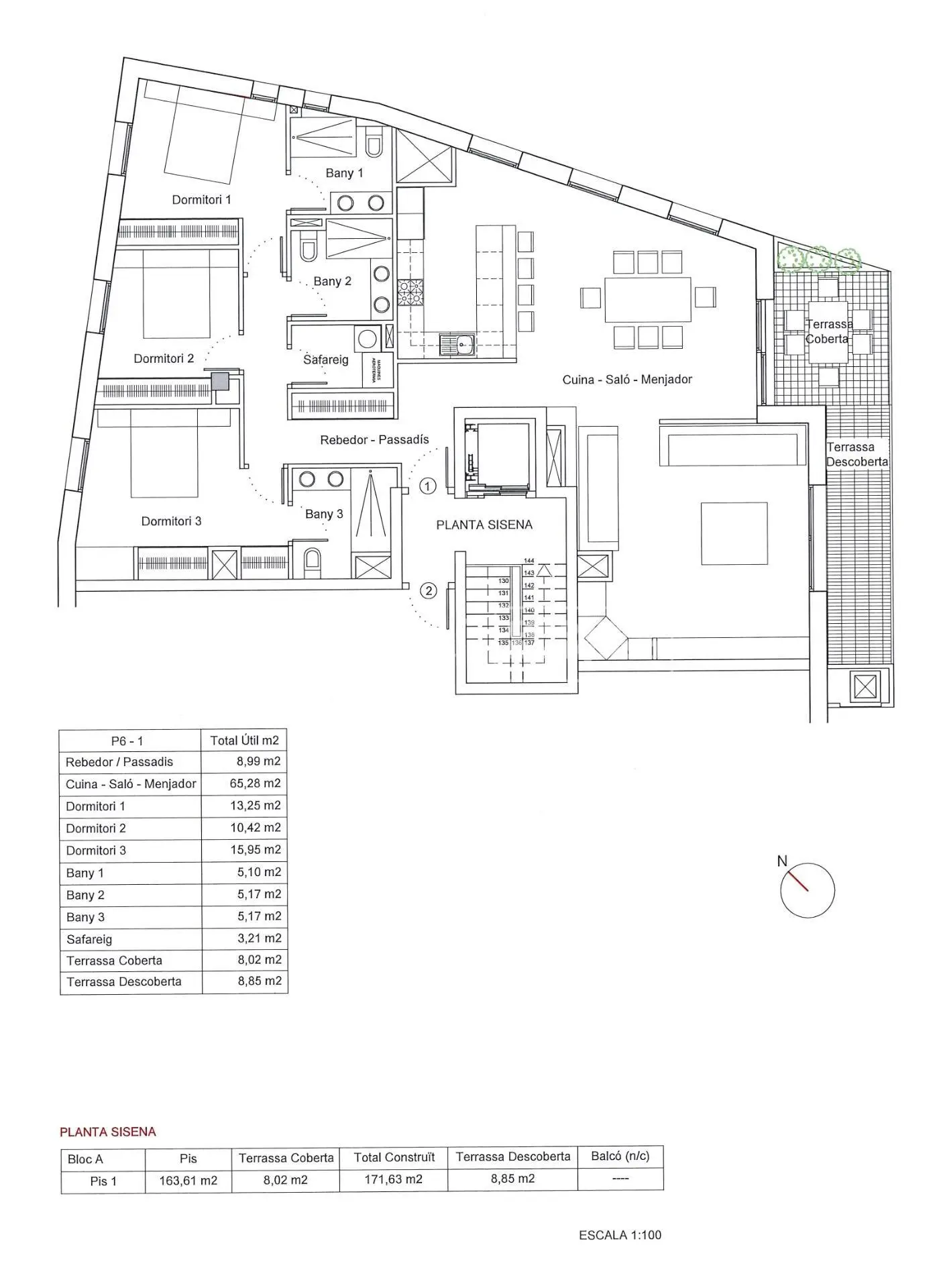 Apartamento de 3 habitaciones en Escaldes-Engordany, foto 5 de 6