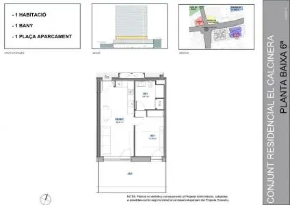 Piso de 1 habitación en Encamp, foto 7 de 7