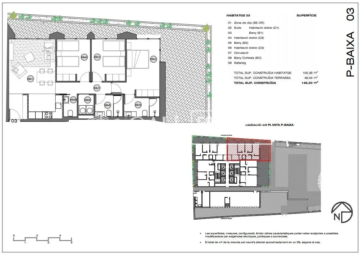 Piso de 3 habitaciones en Andorra la Vella, foto 13 de 14