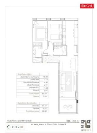 Piso de 2 habitaciones en Canillo, foto 17 de 19