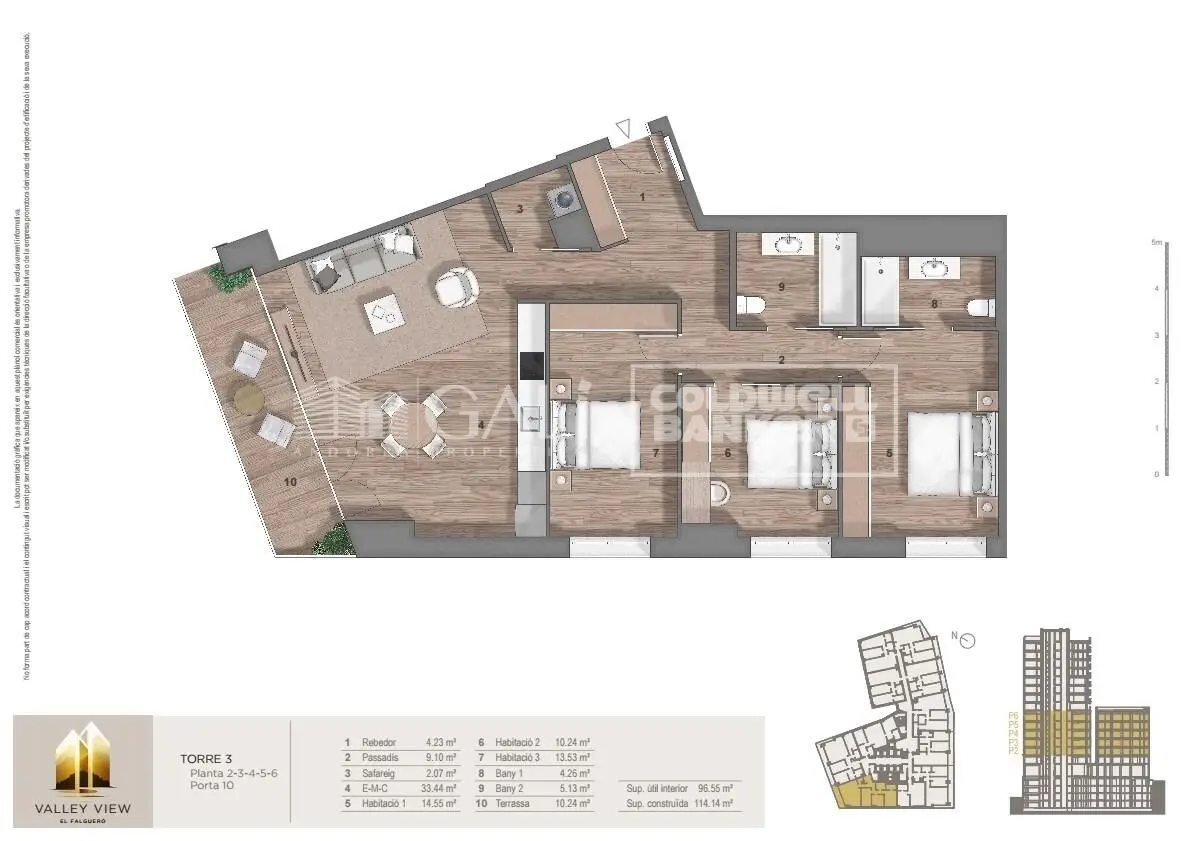Piso de 3 habitaciones en Escaldes-Engordany, foto 9 de 14
