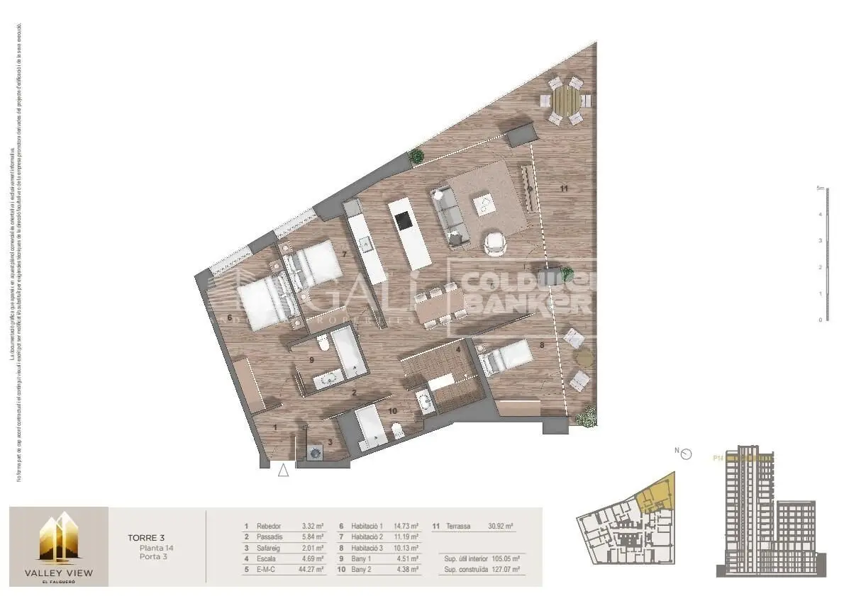 Apartamento de 3 habitaciones en Escaldes-Engordany, foto 12 de 14