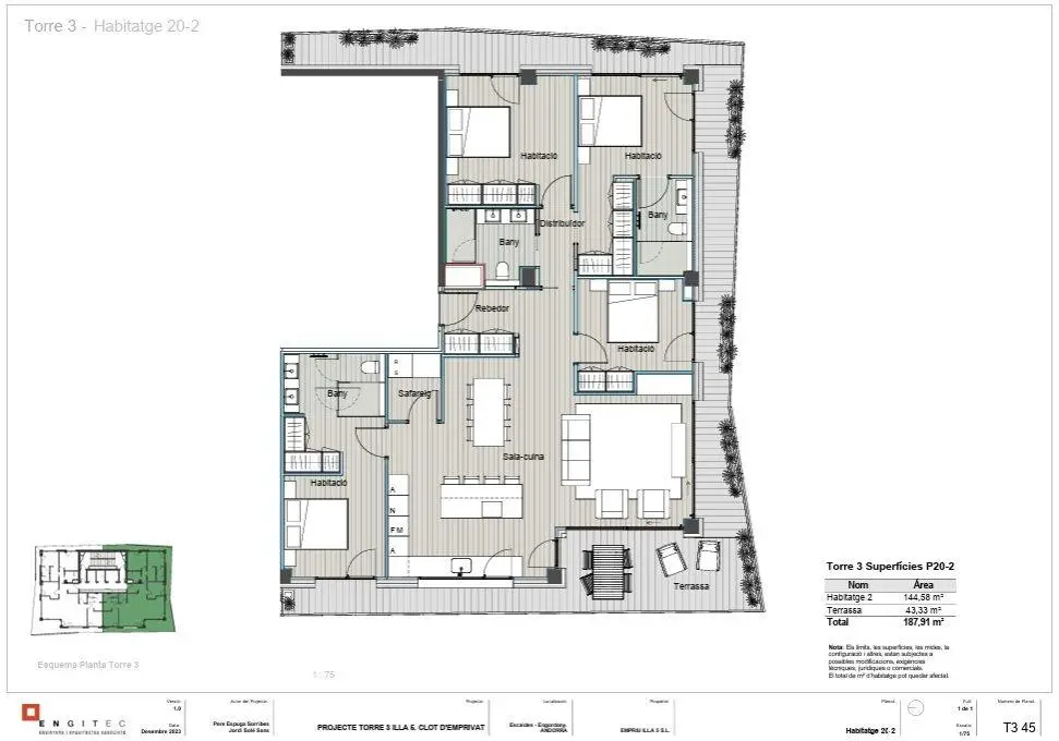 Apartament de 4 habitacions a Escaldes-Engordany, foto 9 de 10