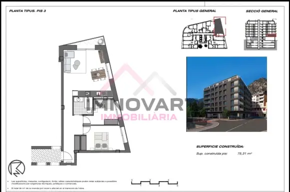 Piso de 2 habitaciones en Andorra la Vella, foto 23 de 25