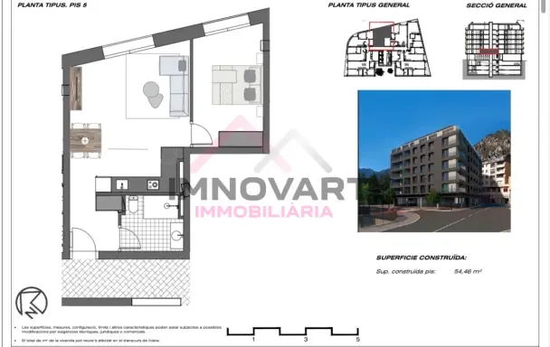 Piso de 2 habitaciones en Andorra la Vella, foto 17 de 22