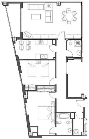 Piso de 2 habitaciones en Andorra la Vella, foto 13 de 25