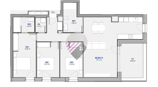 Appartement de 3 chambres à Encamp, photo 4 sur 13