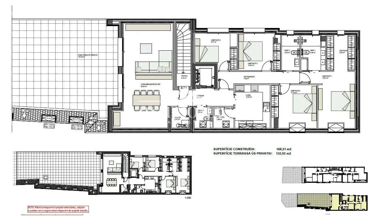 Piso de 4 habitaciones en Andorra la Vella, foto 4 de 5