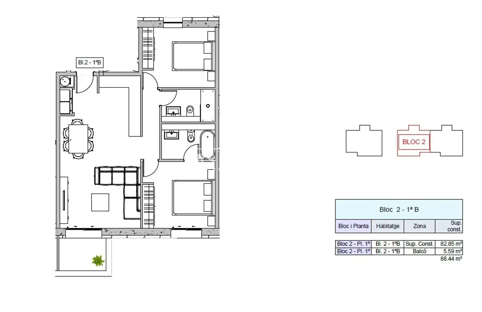 Piso de 2 habitaciones en Ordino, foto 7 de 7