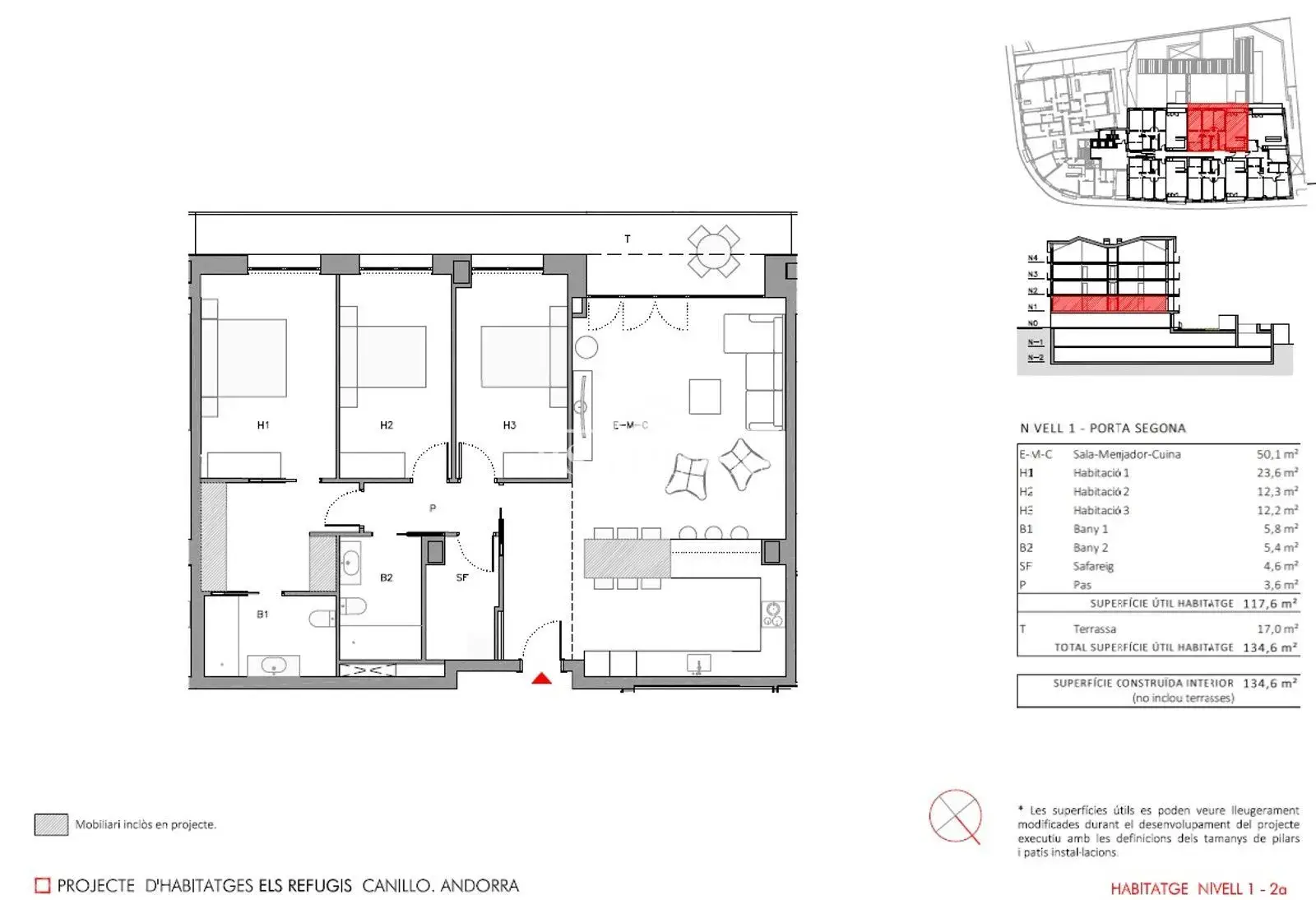 Piso de 3 habitaciones en Canillo, foto 14 de 14