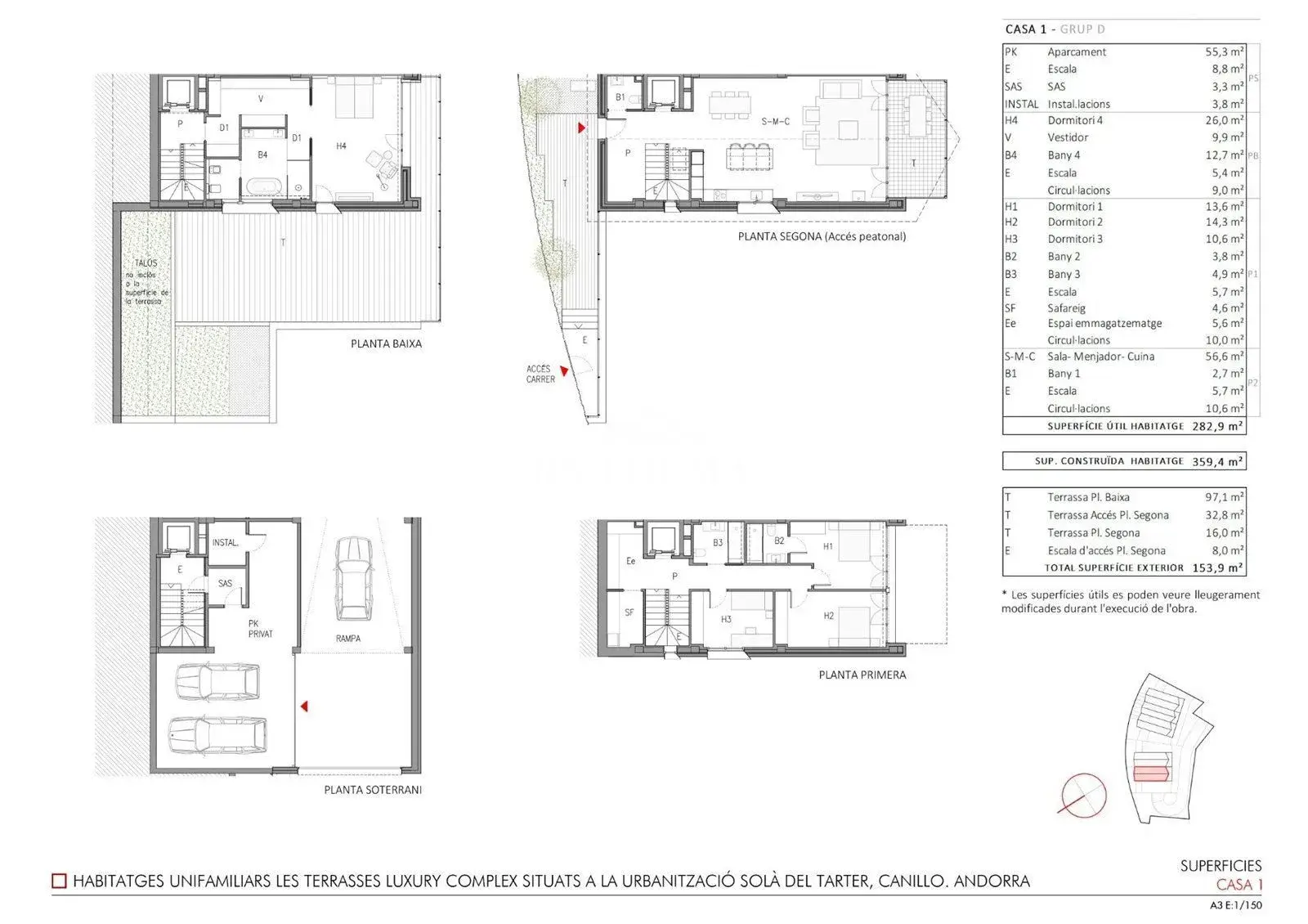 Xalet de 4 habitacions a Canillo, foto 30 de 34