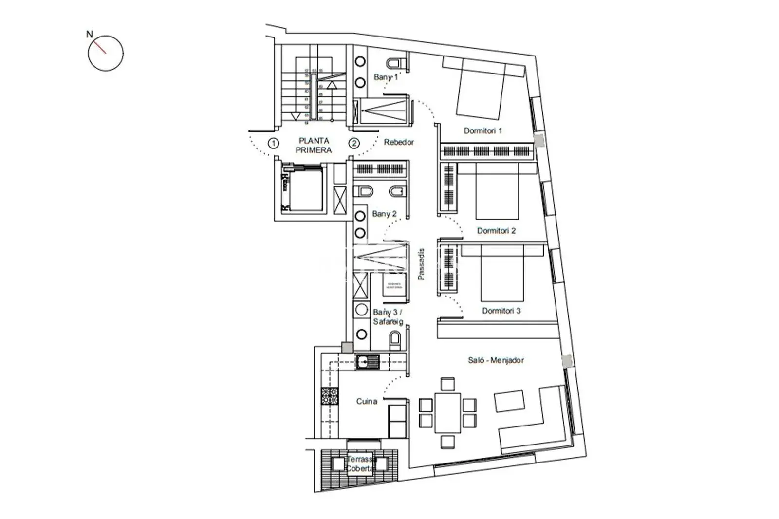 Piso de 3 habitaciones en Escaldes-Engordany, foto 11 de 14