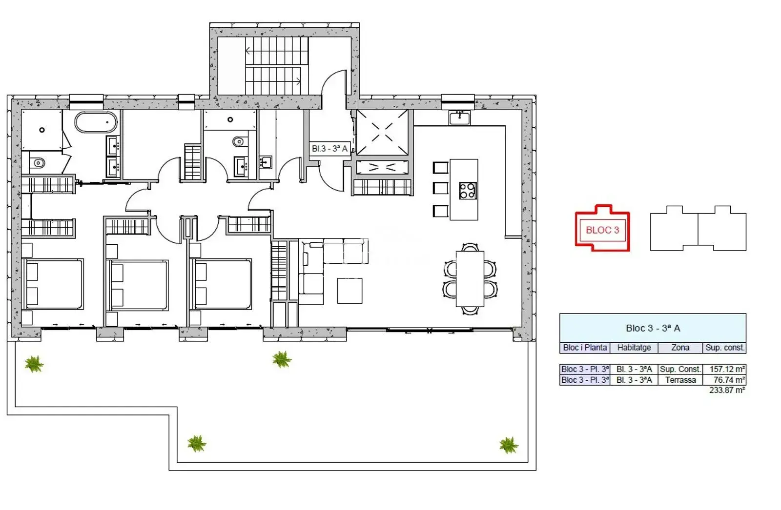 Apartamento de 3 habitaciones en Ordino, foto 2 de 7