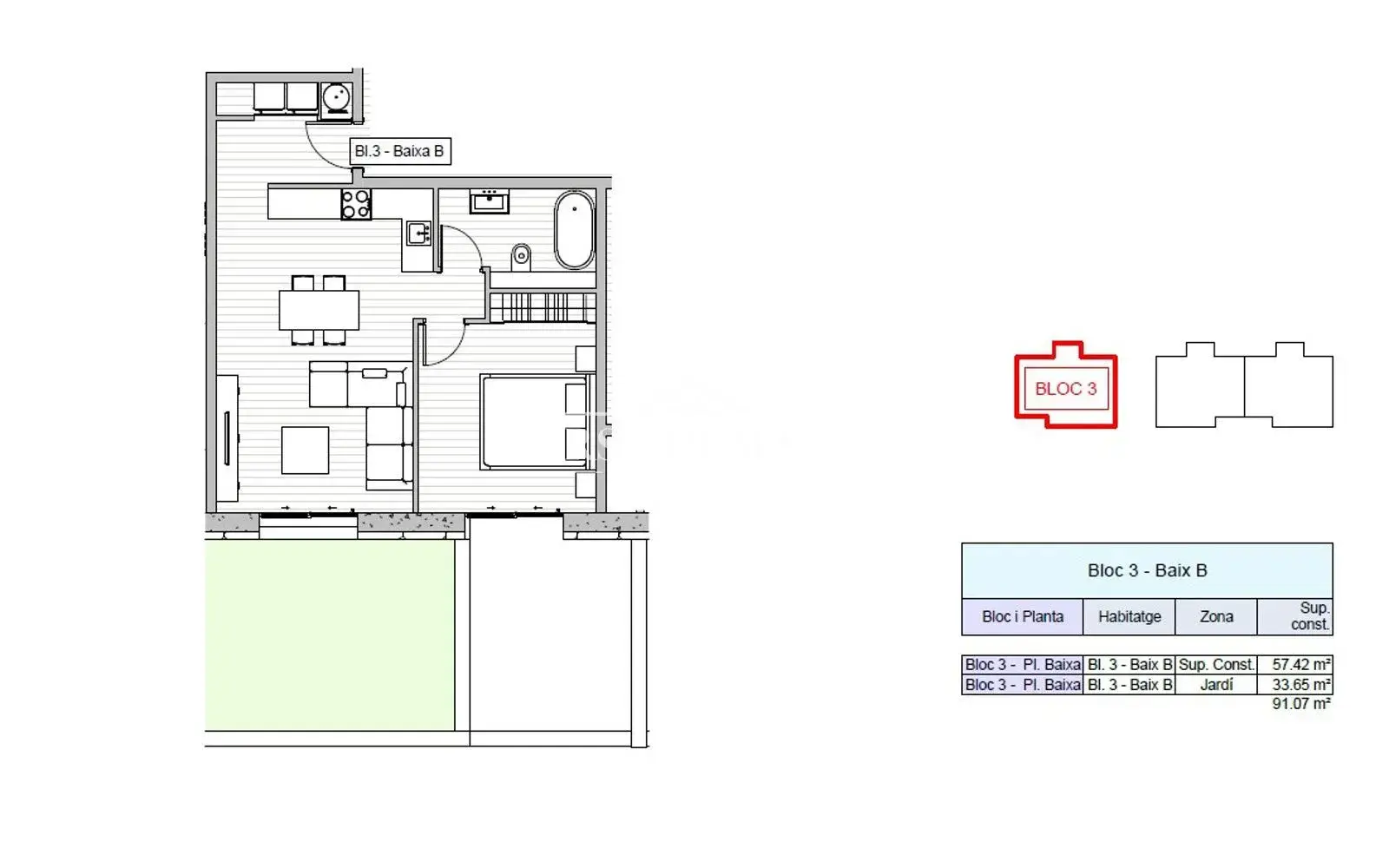 Appartement d’une chambre à Ordino, photo 7 sur 7