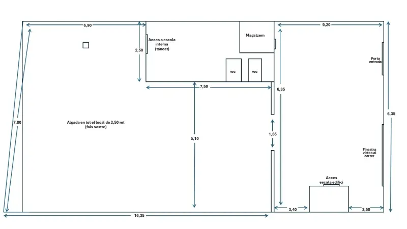 Local de 2 habitaciones en Escaldes-Engordany, foto 1 de 6