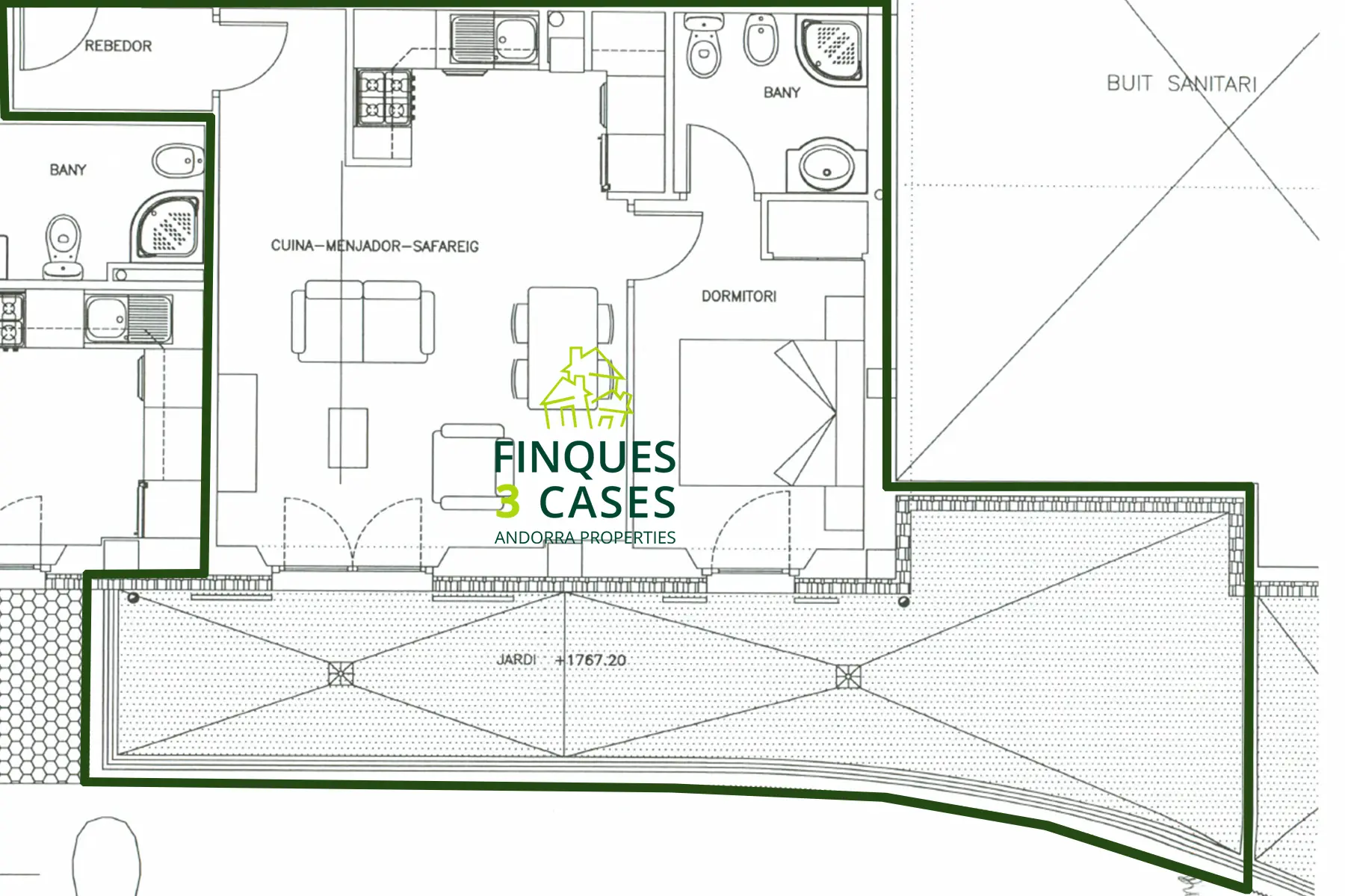 Piso de 1 habitación en Canillo, foto 16 de 16