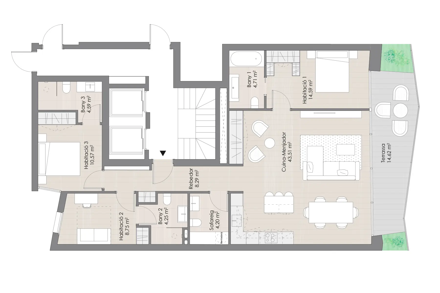 Flat with 3 bedrooms in La Massana, photo 5 of 5
