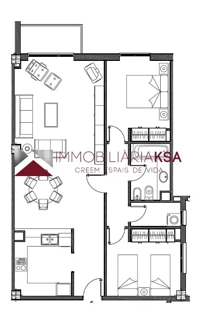 Apartamento · 2 hab · 89 m², Andorra la Vella