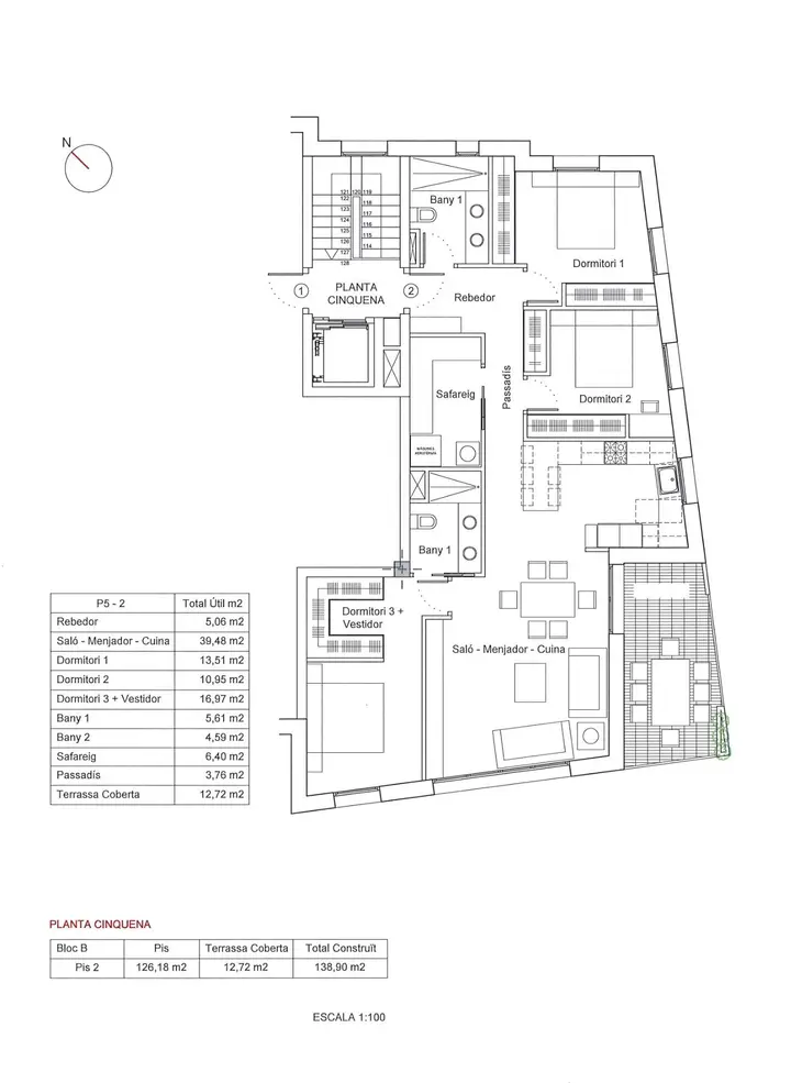Piso de 3 habitaciones en Escaldes-Engordany, foto 5 de 6