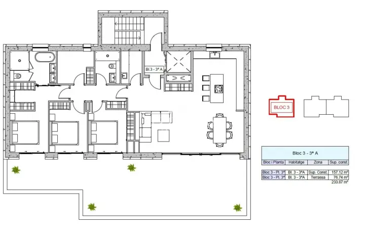 Apartamento de 3 habitaciones en Ordino, foto 2 de 7