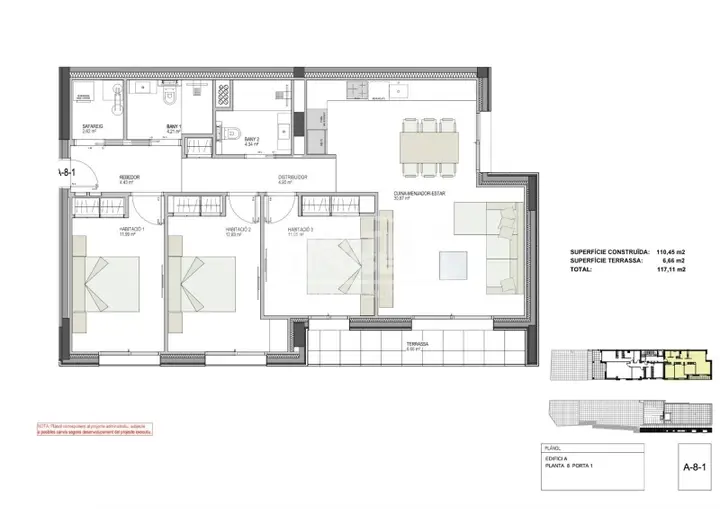 Flat with 3 bedrooms in Andorra la Vella, photo 2 of 3